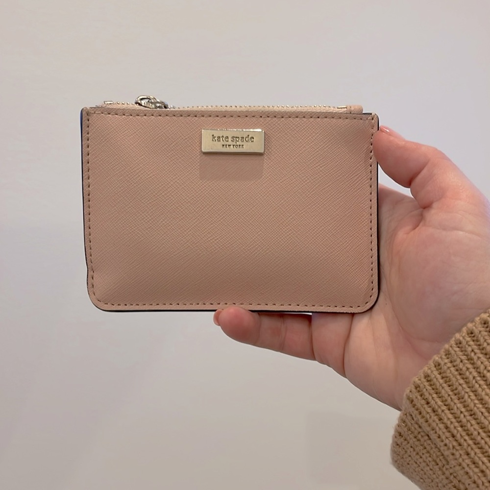 Kate Spade Pink/Blush Card Holder/Coin Purse Authentic